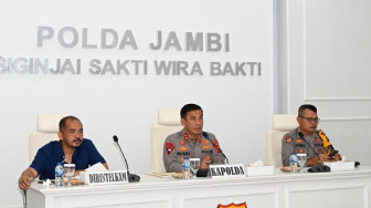 Kapolda Jambi Rakernas Bersama Presiden Joko Widodo